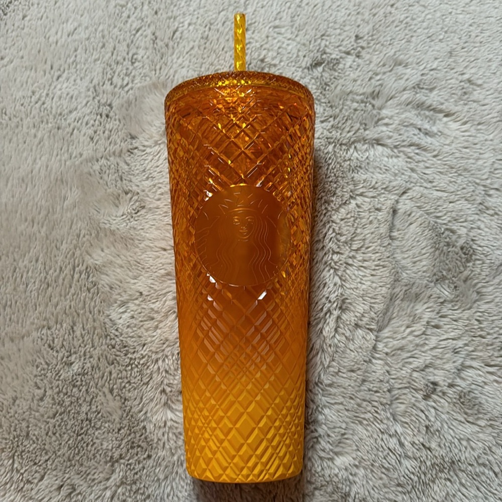 Starbucks Studded Venti Mango Ombré Cup
